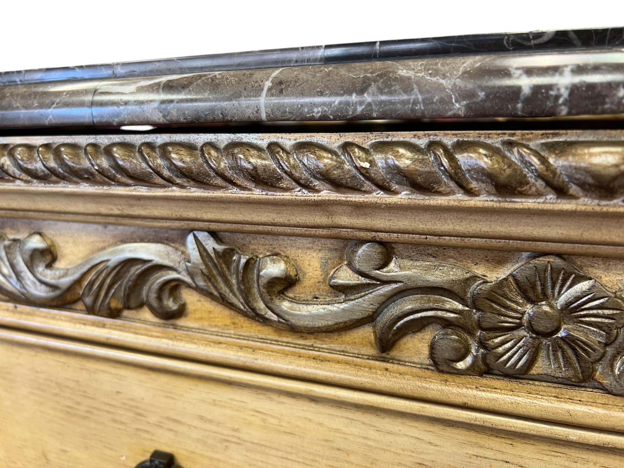 Fin du 20e siècle Enfilade néoclassique avec placage Sunburst en vente