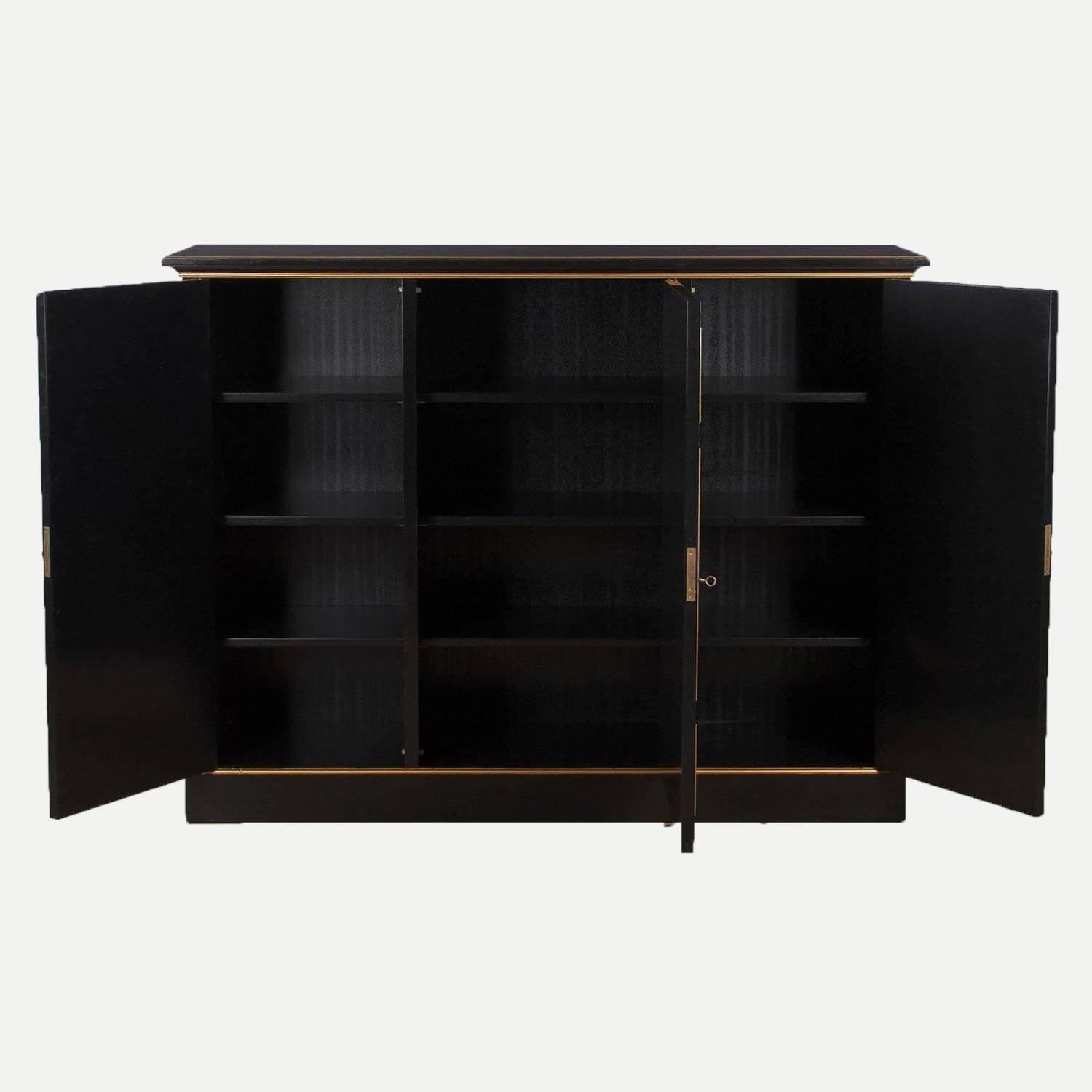 Neoclassical Maurice Hirsch Cabinet, 1950s In Good Condition In Paris, IDF