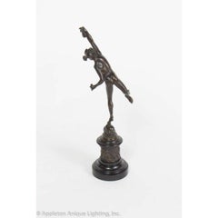 Neoclassical Mercury Figurine in Bronze