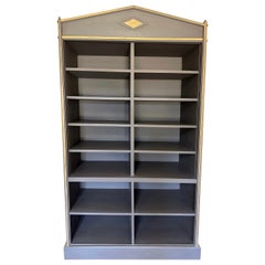 Neoclassical Mid-20th Century Bookcase or Shelving Cupboard