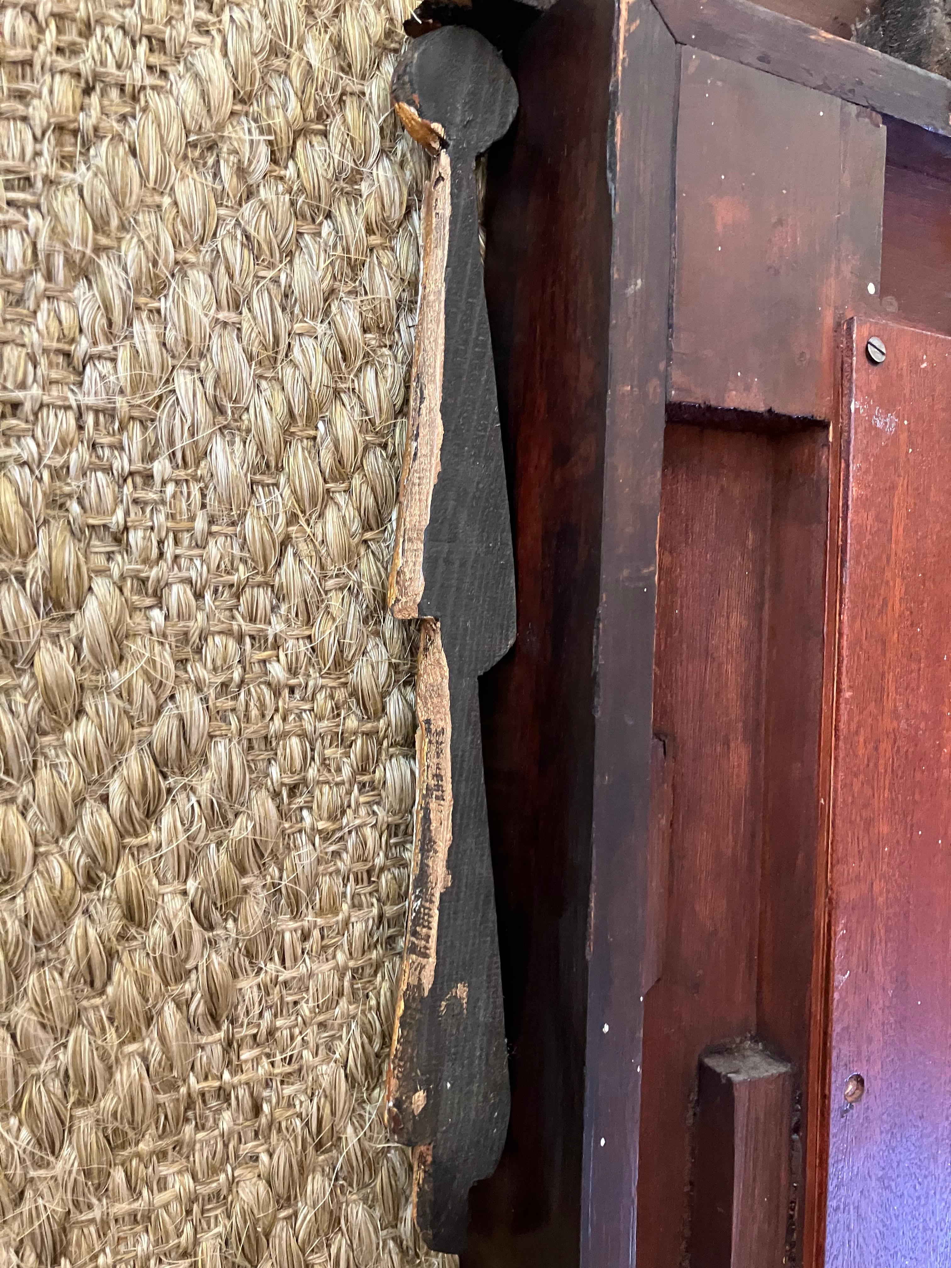 Specchio militare neoclassico in palissandro in vendita 4