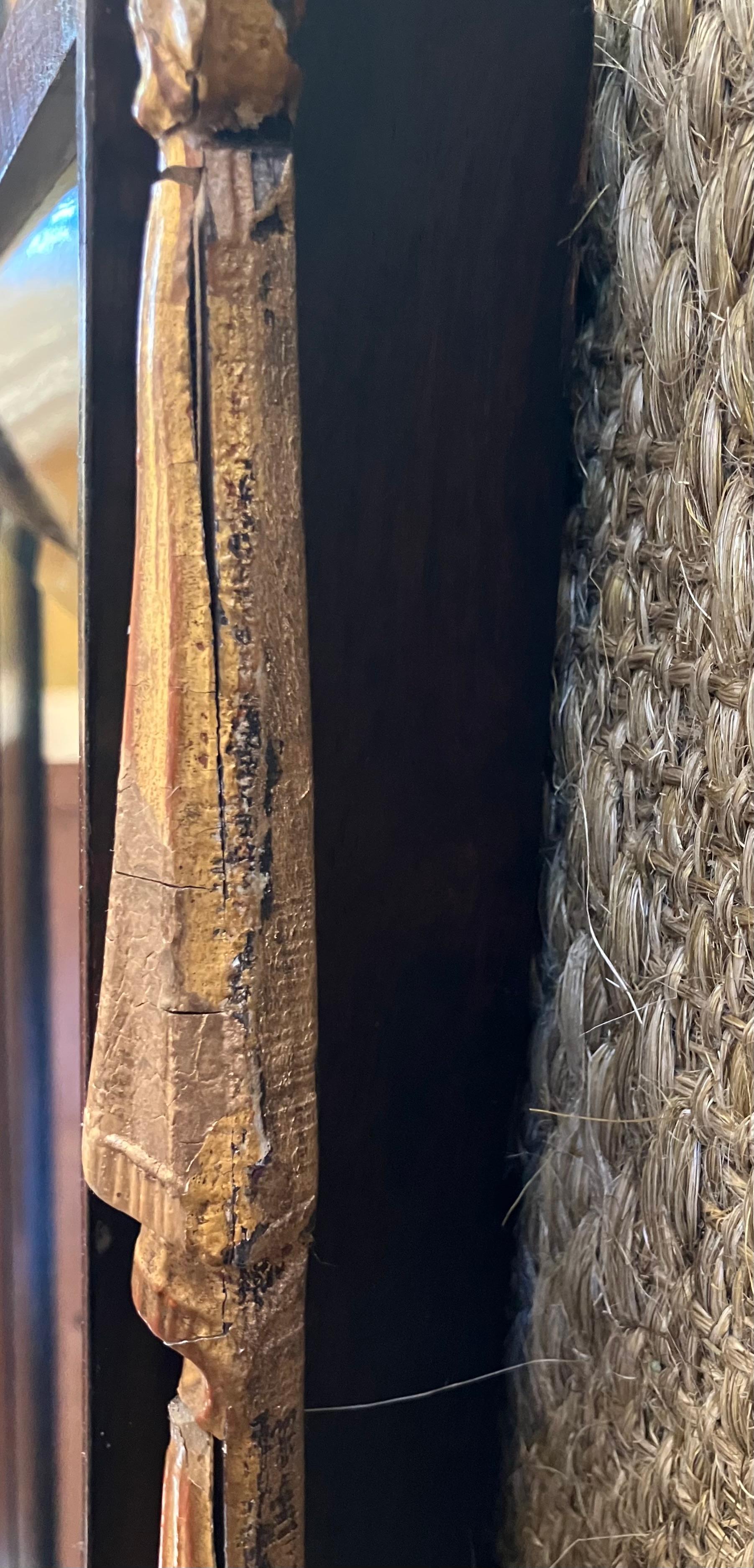 XIX secolo Specchio militare neoclassico in palissandro in vendita