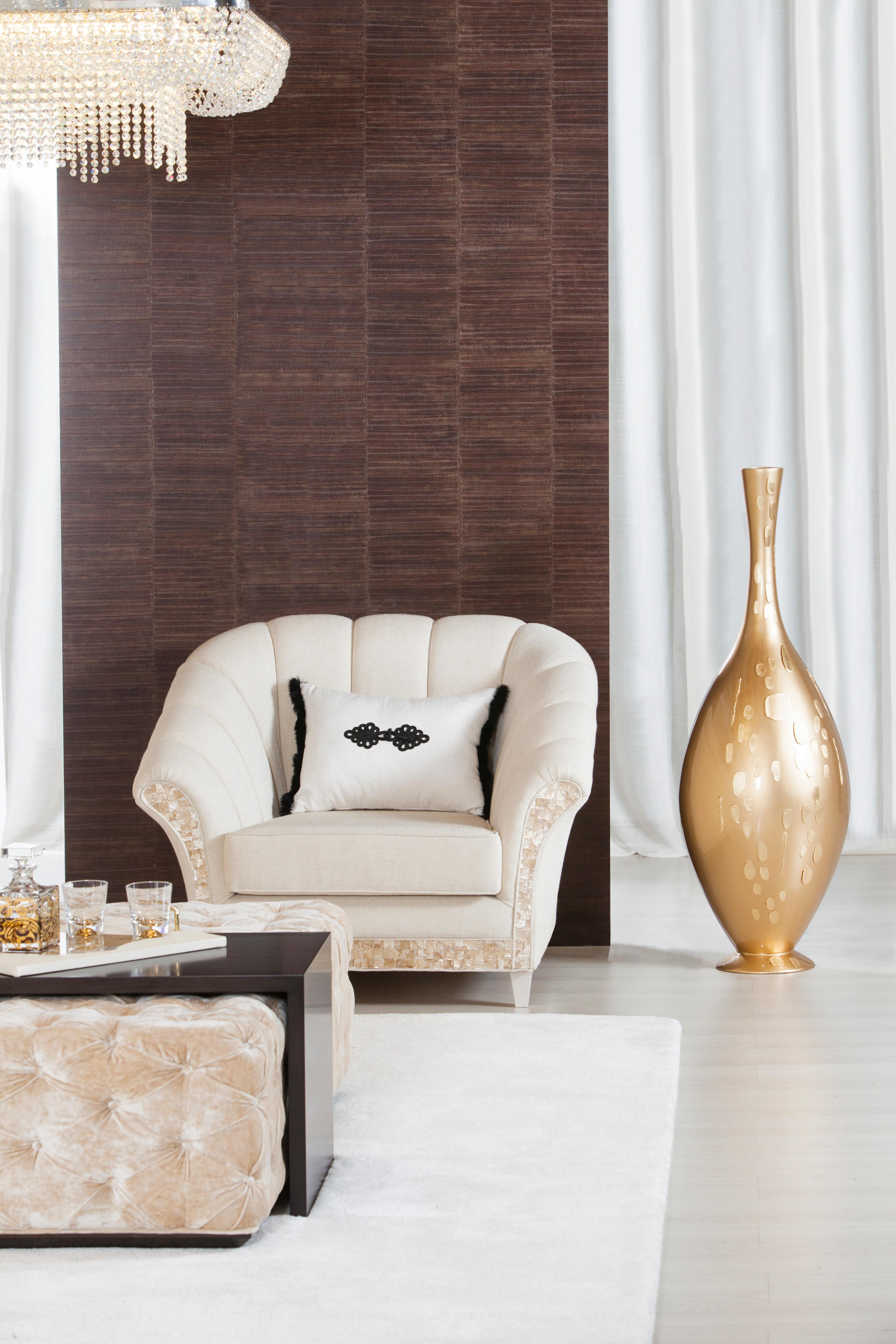 Mid-Century Modern Moulins Couchtische Samt Capitonné Handmade Greenapple im Zustand „Neu“ im Angebot in Lisboa, PT