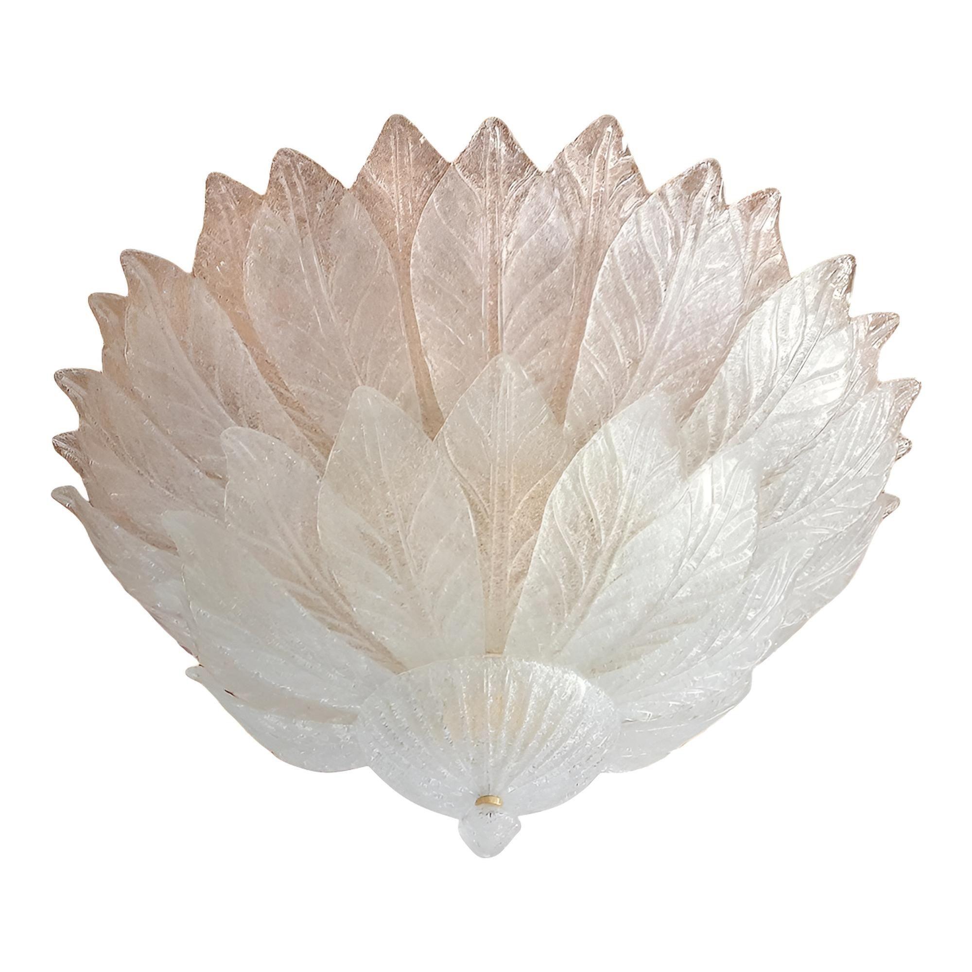 Lámpara empotrada de cristal de Murano Moderno de mediados de siglo en venta