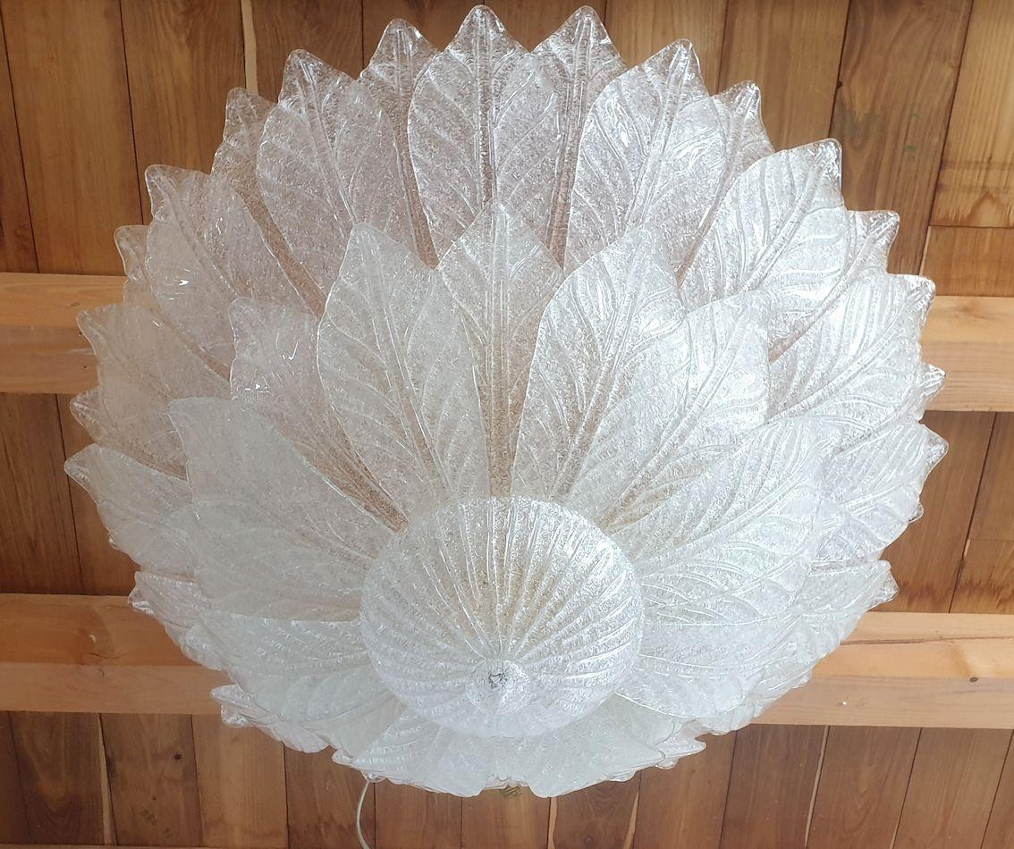 Lámpara empotrada de cristal de Murano en Excelente estado para la venta en Dallas, TX