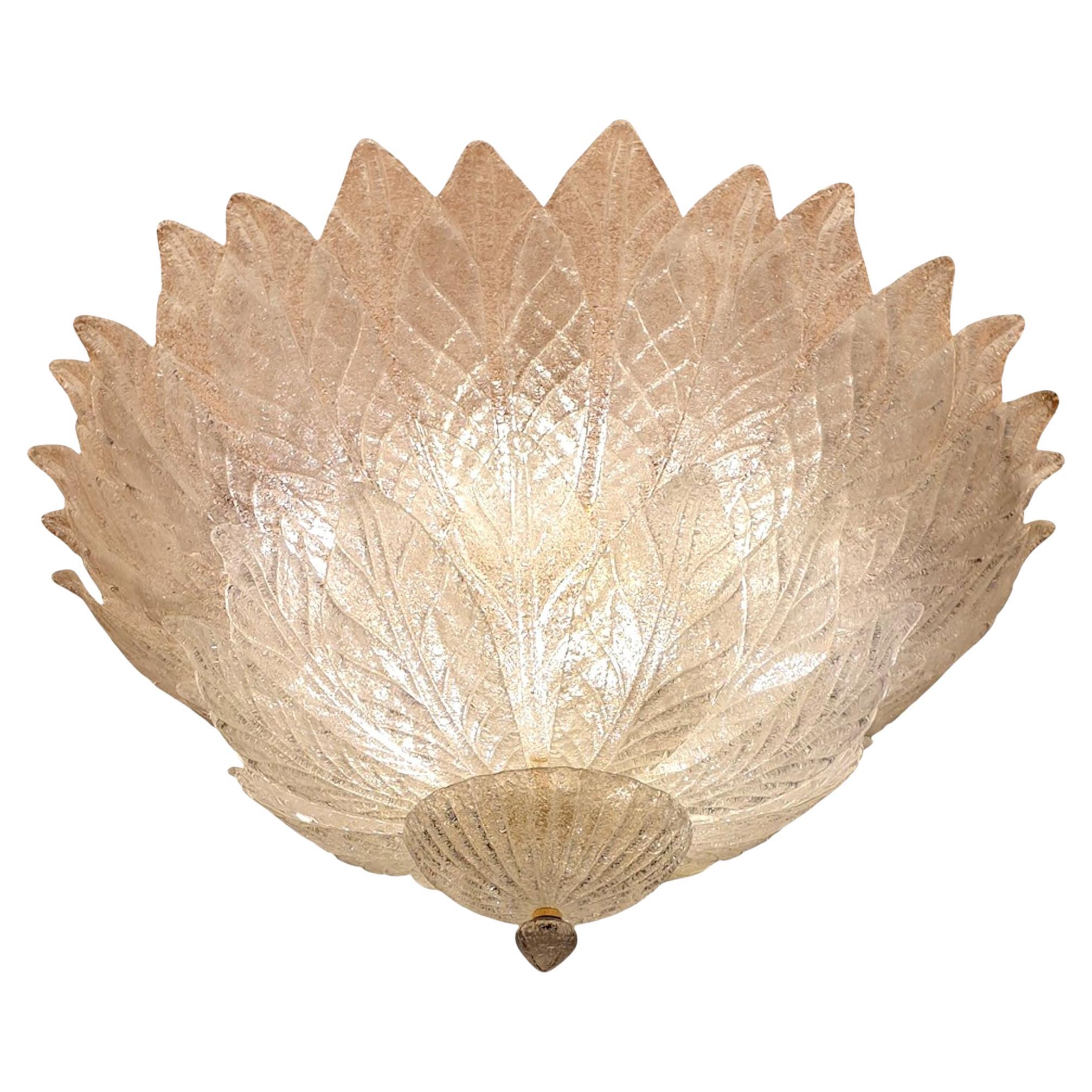 Lámpara empotrada de cristal de Murano en venta