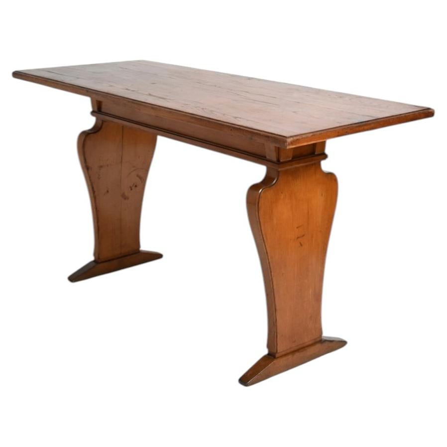 Consolle neoclassica in rovere, anni ’50. in vendita