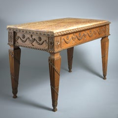 Neoclassical Oak Side Table, Low Countries Or Alsace