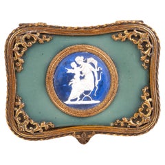Antique Neoclassical Ormolu Victorian Jewellery Box 19th Century 