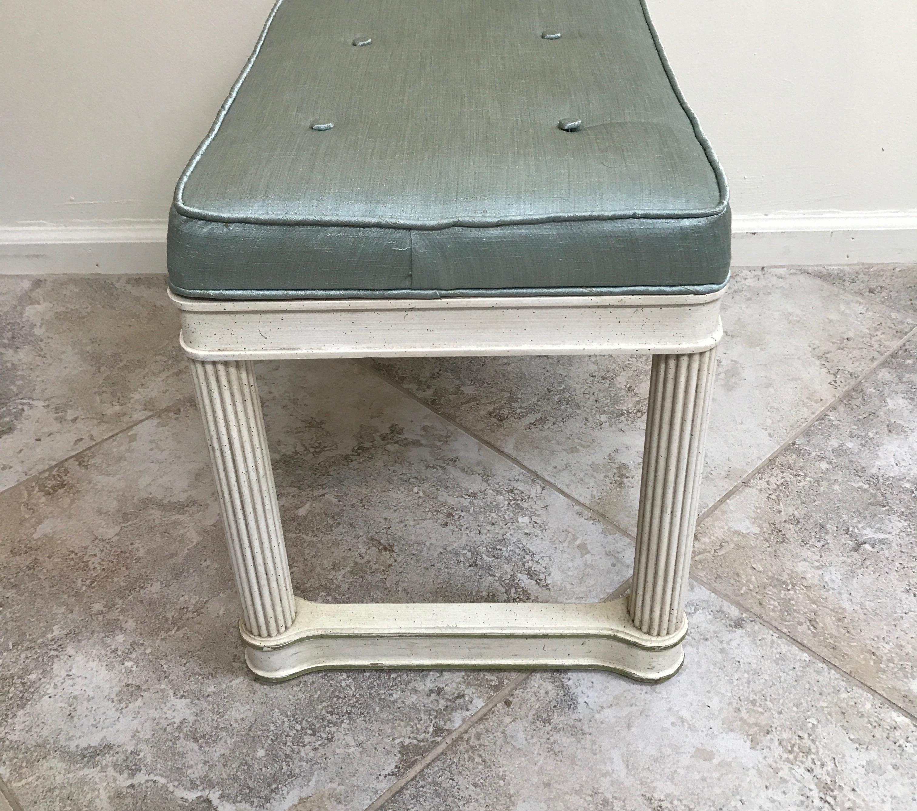 Neoclassical Painted Italian Bench by Palladio In Good Condition In West Palm Beach, FL