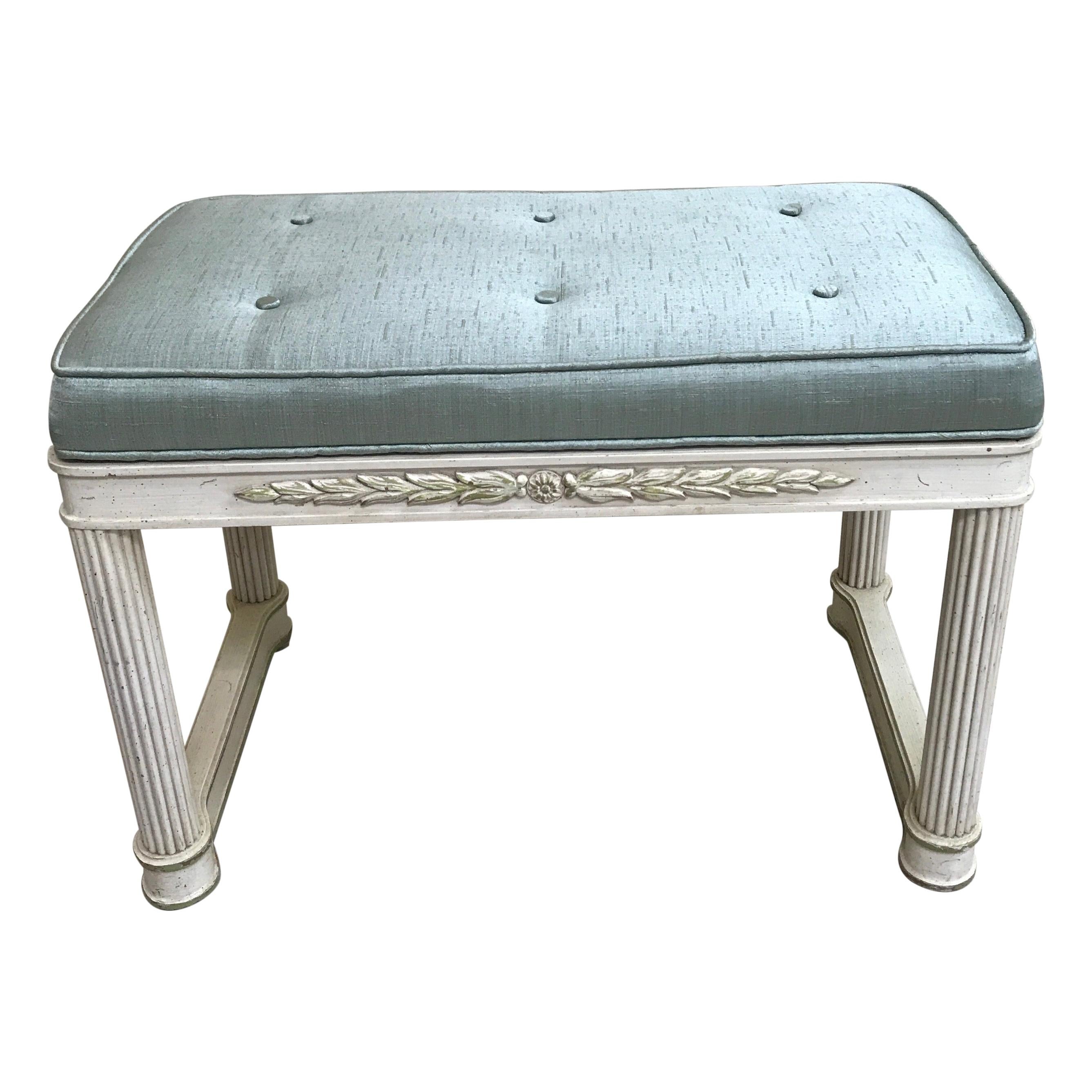 Neoclassical Painted Italian Bench by Palladio