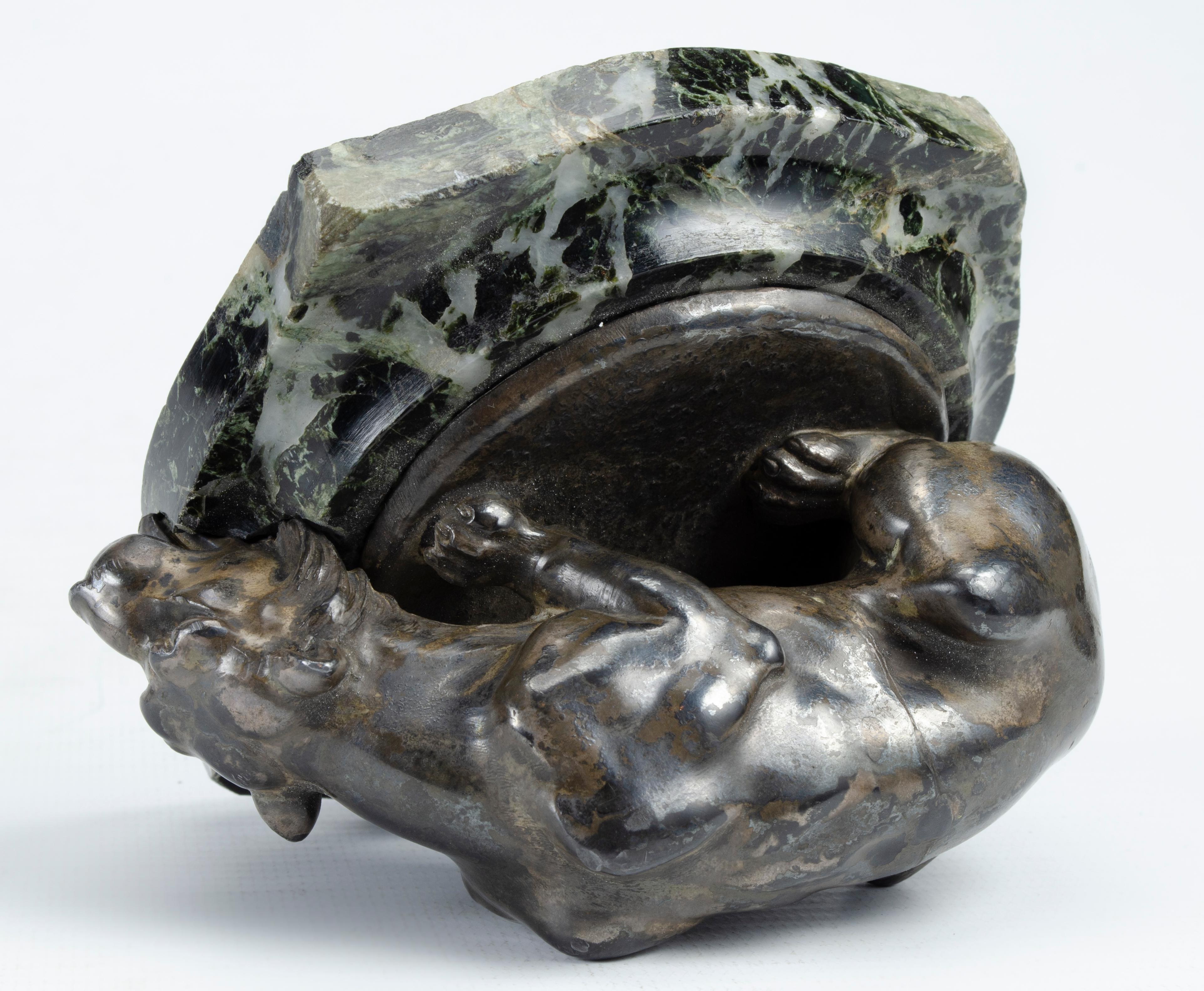 Early 20th Century Neoclassical Panther Sculpture For Sale