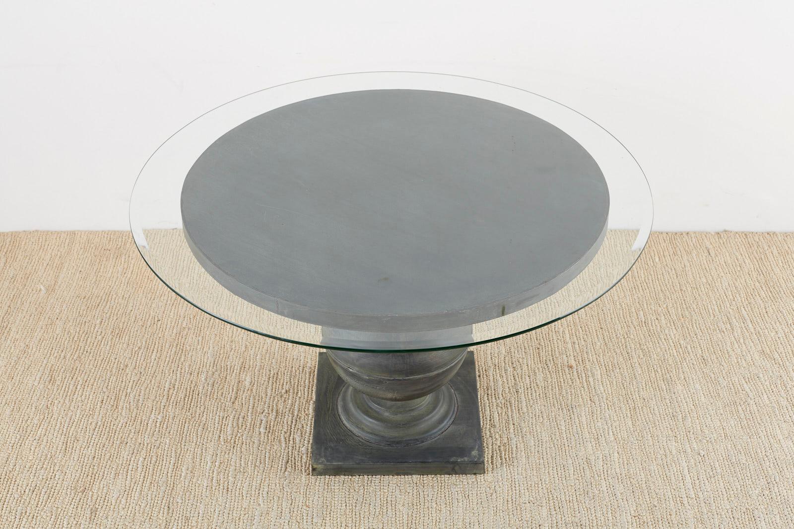 metal centre table