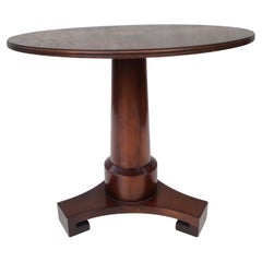 Neoclassical Pedestal Side Table by Baker Furniture Thomas Pheasant