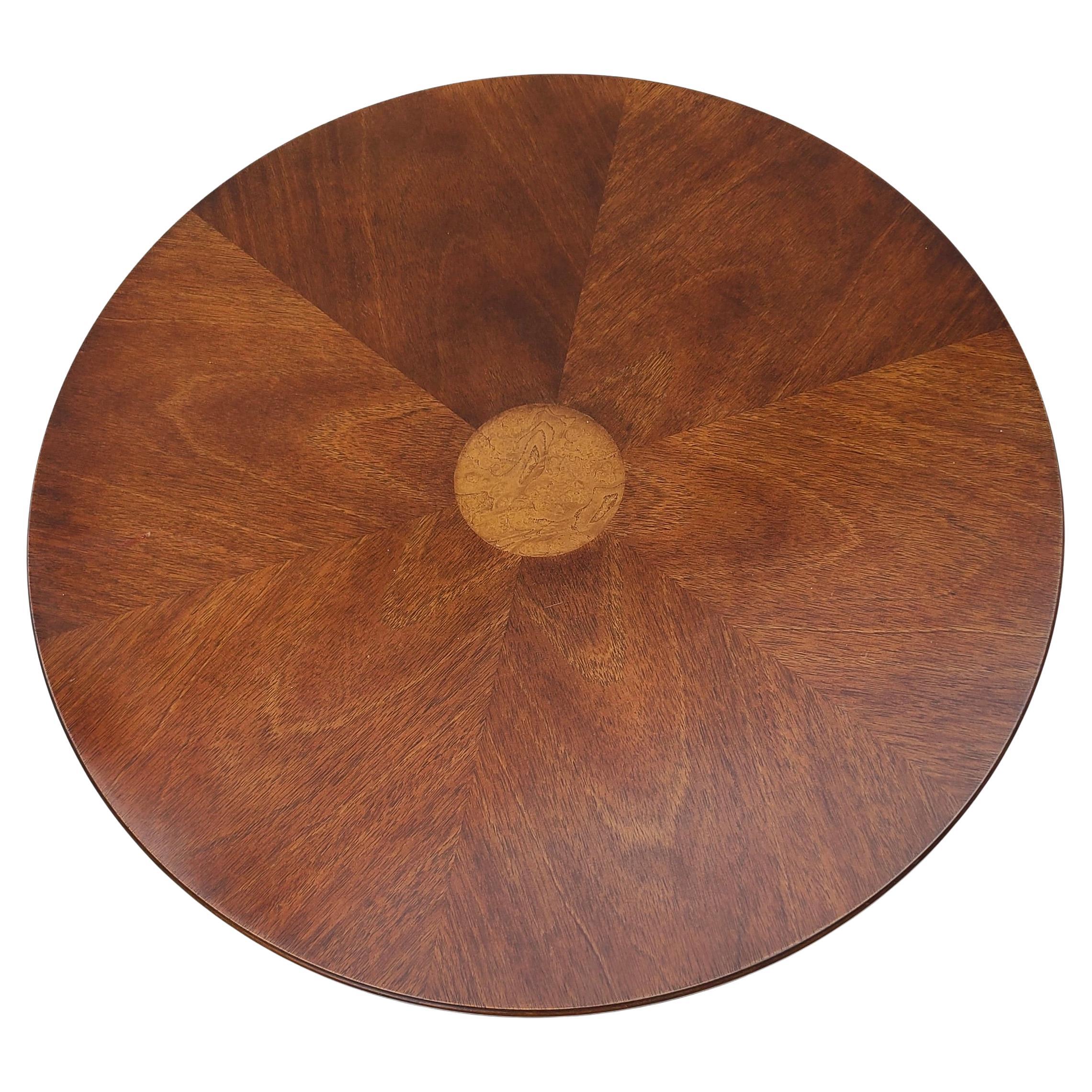 Neoclassical Pedestal Side Table by Baker Furniture Thomas Pheasant im Zustand „Gut“ im Angebot in Fraser, MI