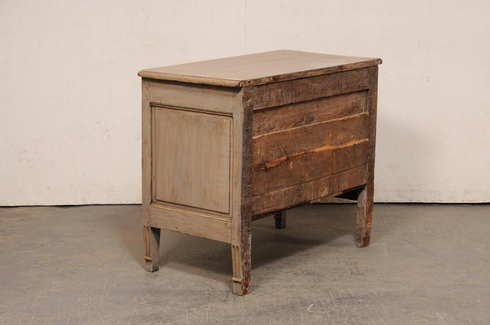 Neoclassical Period French Two-Drawer Commode w/Elaborate Hardware For Sale 5