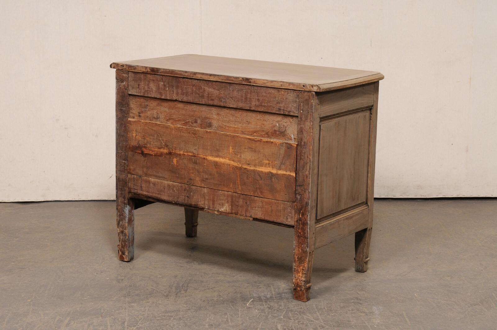 Neoclassical Period French Two-Drawer Commode w/Elaborate Hardware For Sale 3