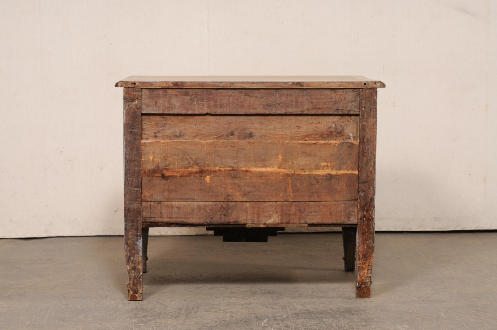 Neoclassical Period French Two-Drawer Commode w/Elaborate Hardware For Sale 4