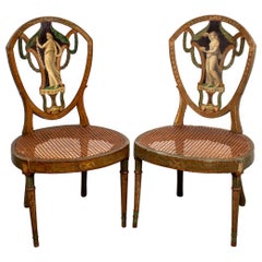 Neoclassical Period Painted Side Chairs