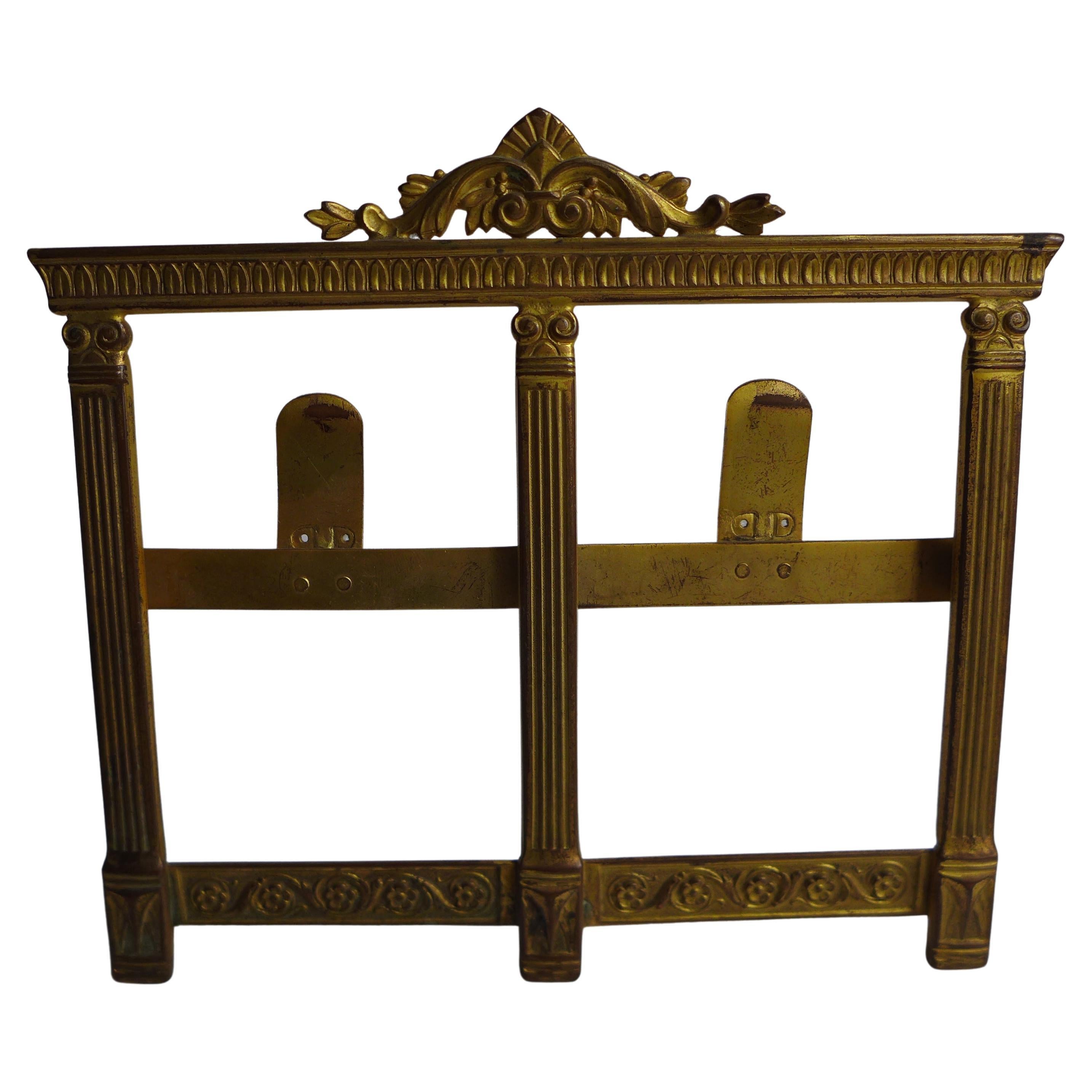 Neoclassical Picture Frame in Gilt Bronze, Vienna 1880 For Sale