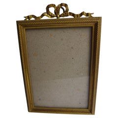 Cornice neoclassica in bronzo dorato, Vienna, 1920 circa