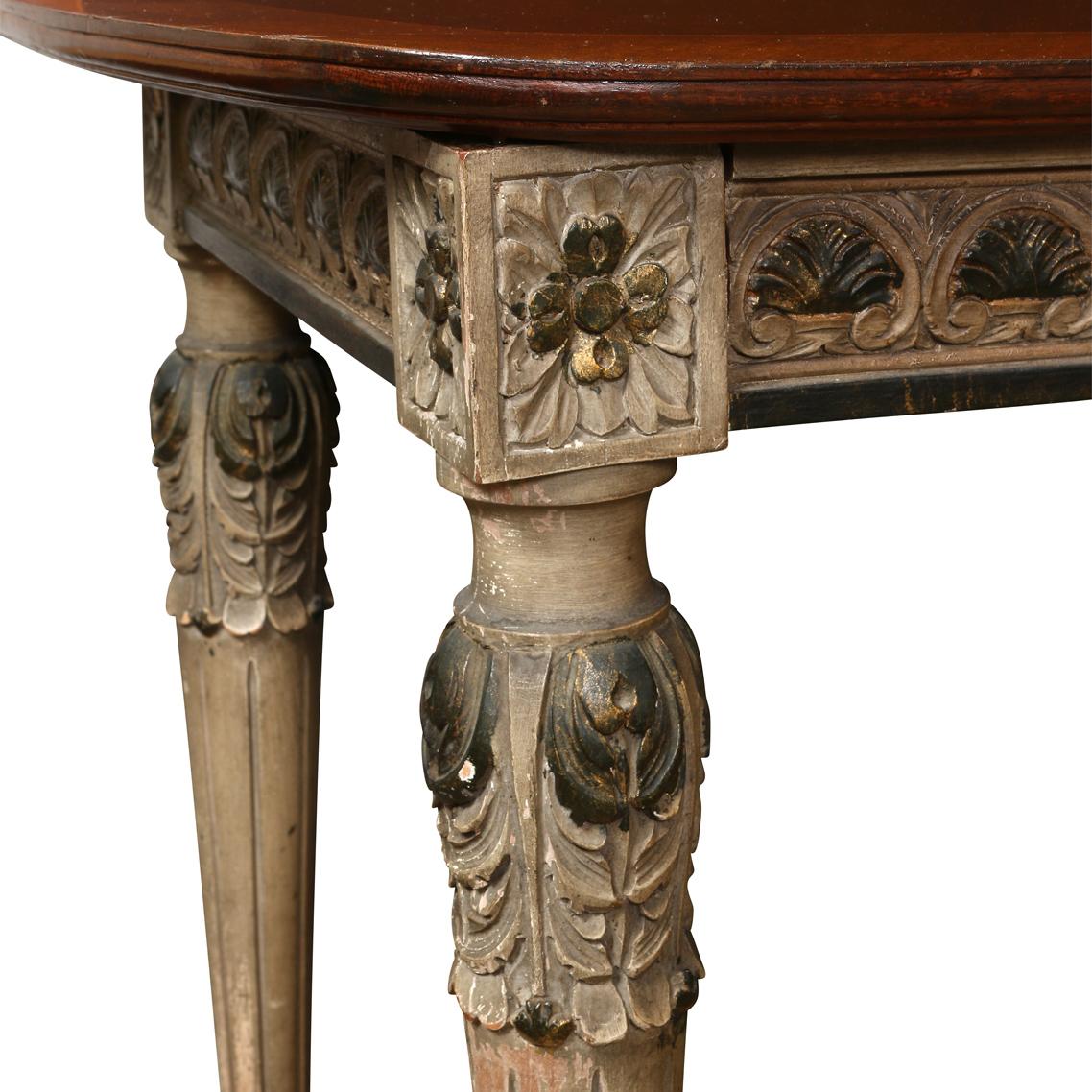 Néoclassique Table de pilier, de buffet ou de salle à manger néoclassique en vente