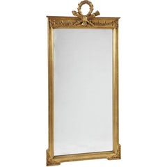 Antique French Neoclassical Pier Mirror