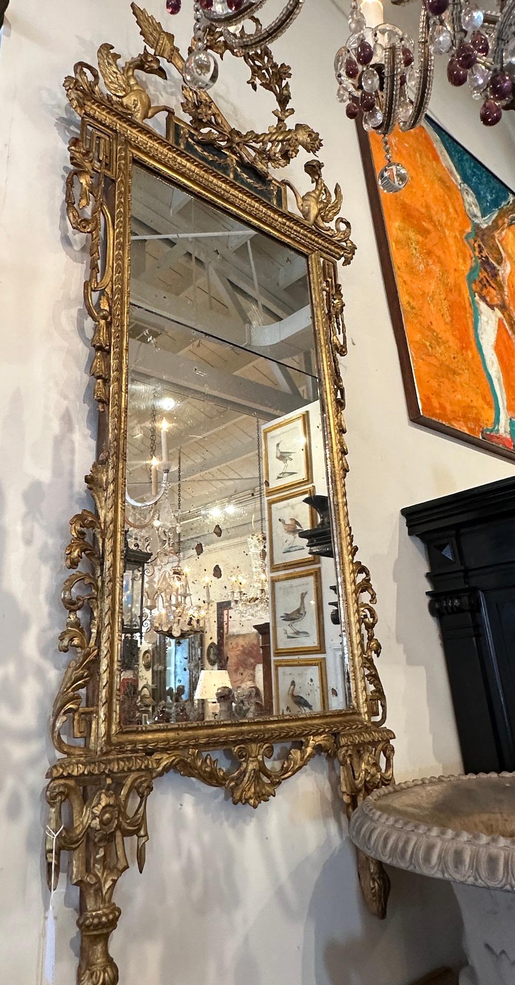 Neoclassical Pier Mirrors In Good Condition For Sale In Los Angeles, CA