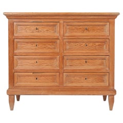Neoclassical Pitch Pine Chest of Drawers from Tuscany c. 1900