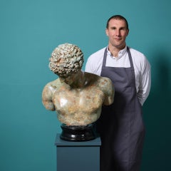 Neoclassical Plaster Bust of Hermes