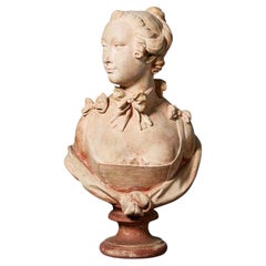 Busto neoclásico de escayola de Madame du Barry