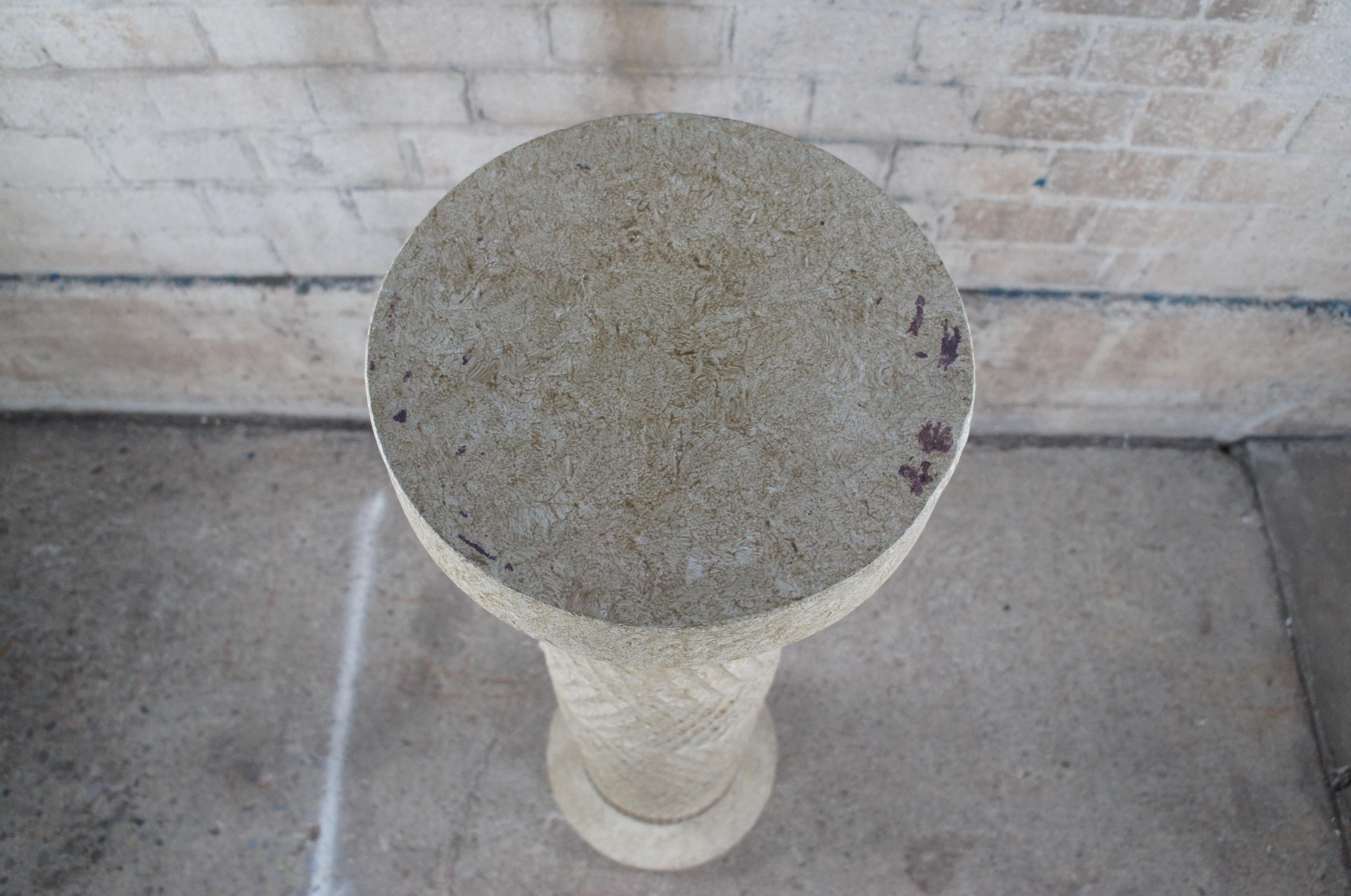 plaster plant stand