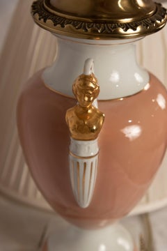 Neoclassical Porcelain Vase Lamp