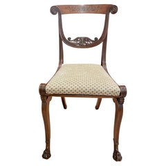Neoclassical Regency Klismos Chair