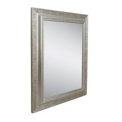 Espejo neoclásico de madera tallada a mano, 1970