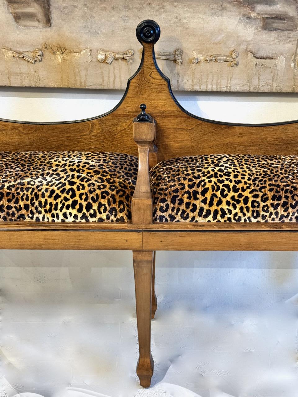 Hollywood Regency NeoClassical Regency-Style Bench For Sale