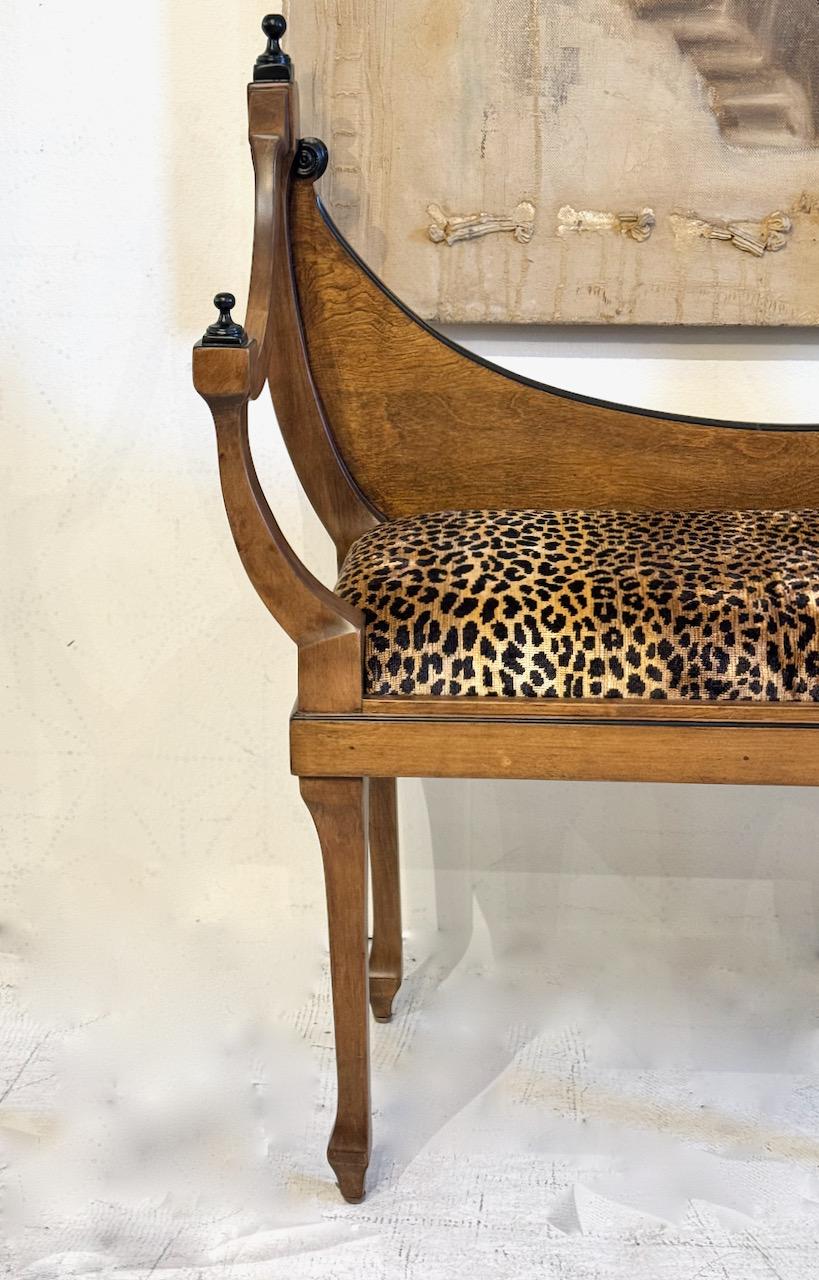 NeoClassical Regency-Style Bench In Good Condition For Sale In Pasadena, CA