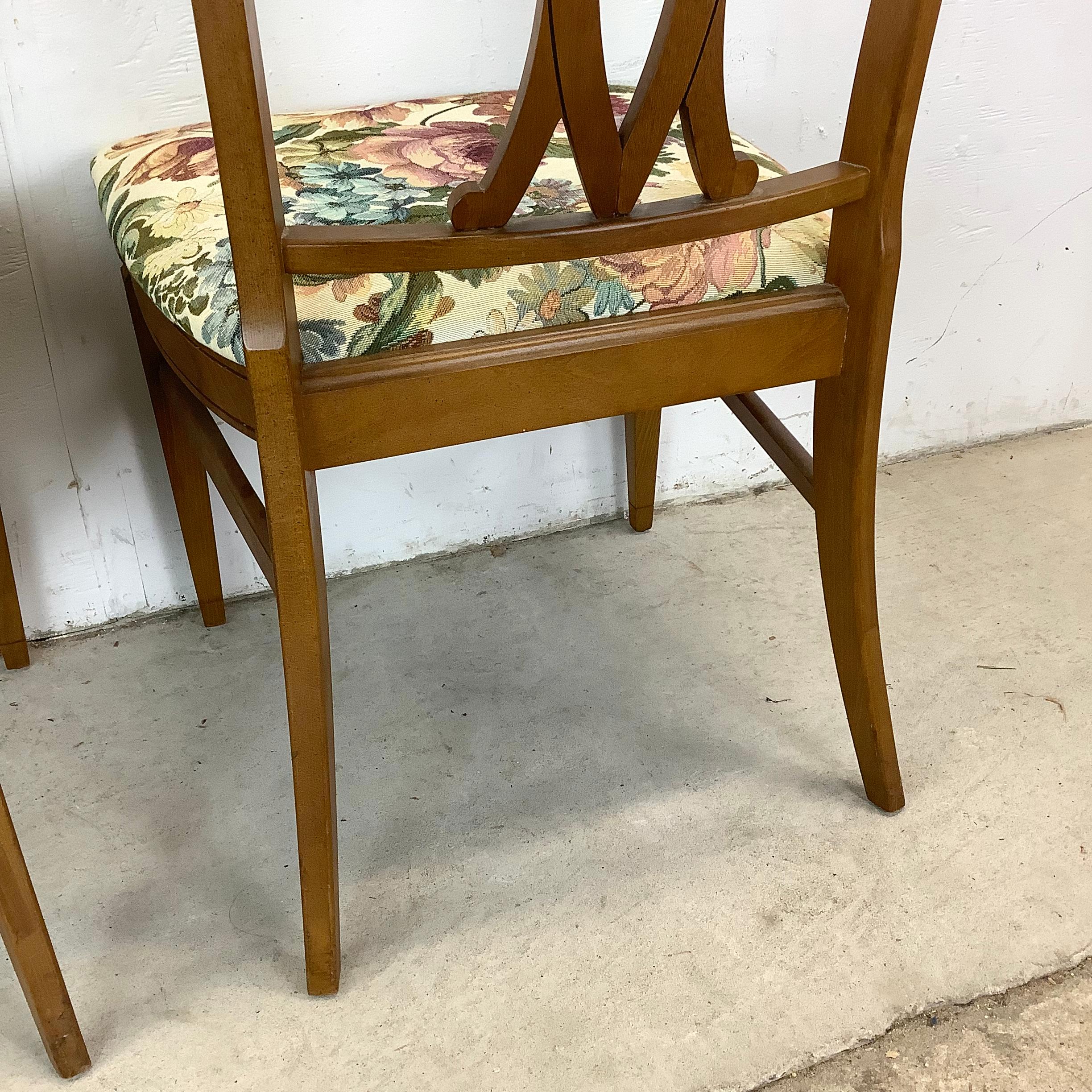 Sedie da pranzo in stile neoclassico - set di sei sedie in vendita 6
