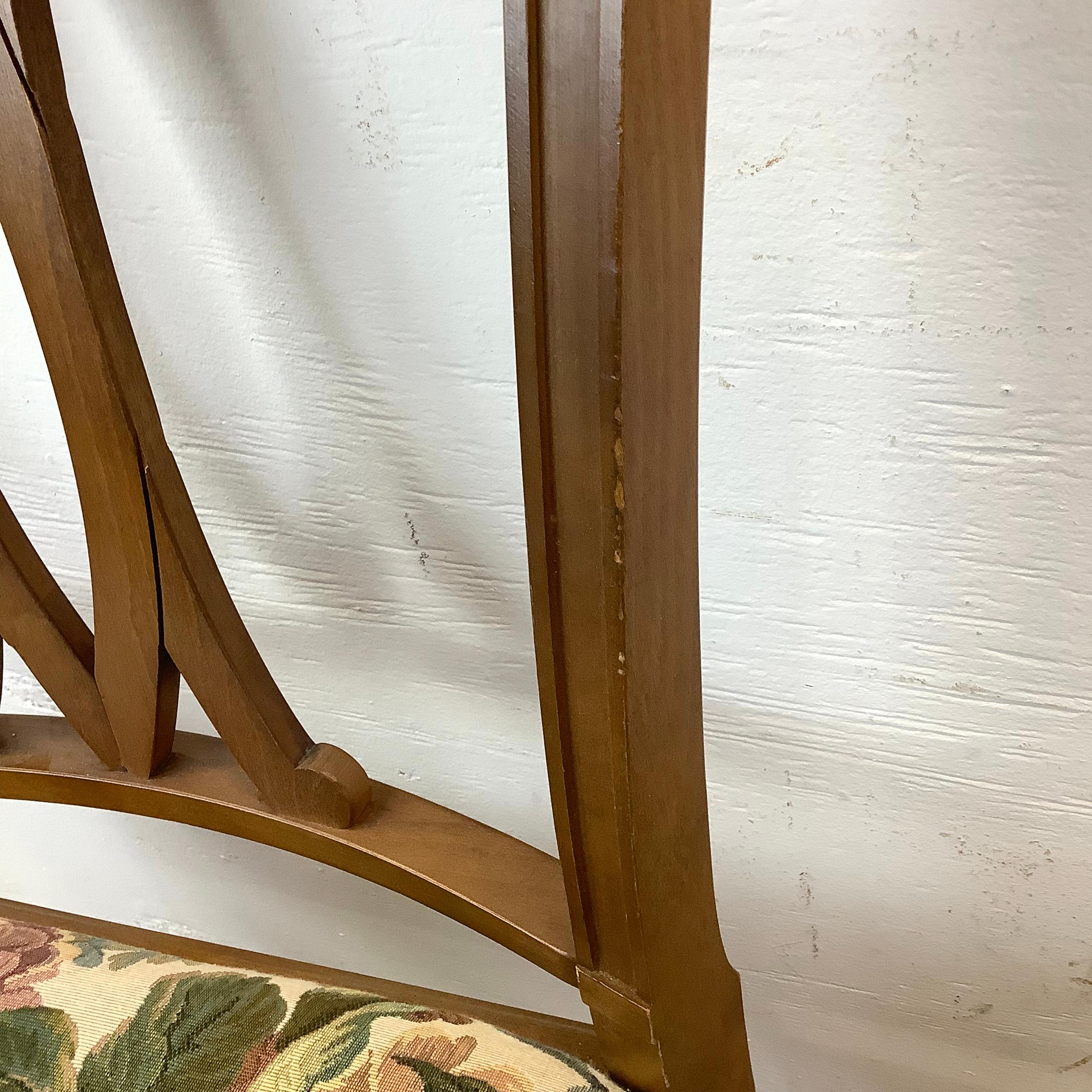 Sedie da pranzo in stile neoclassico - set di sei sedie in vendita 8