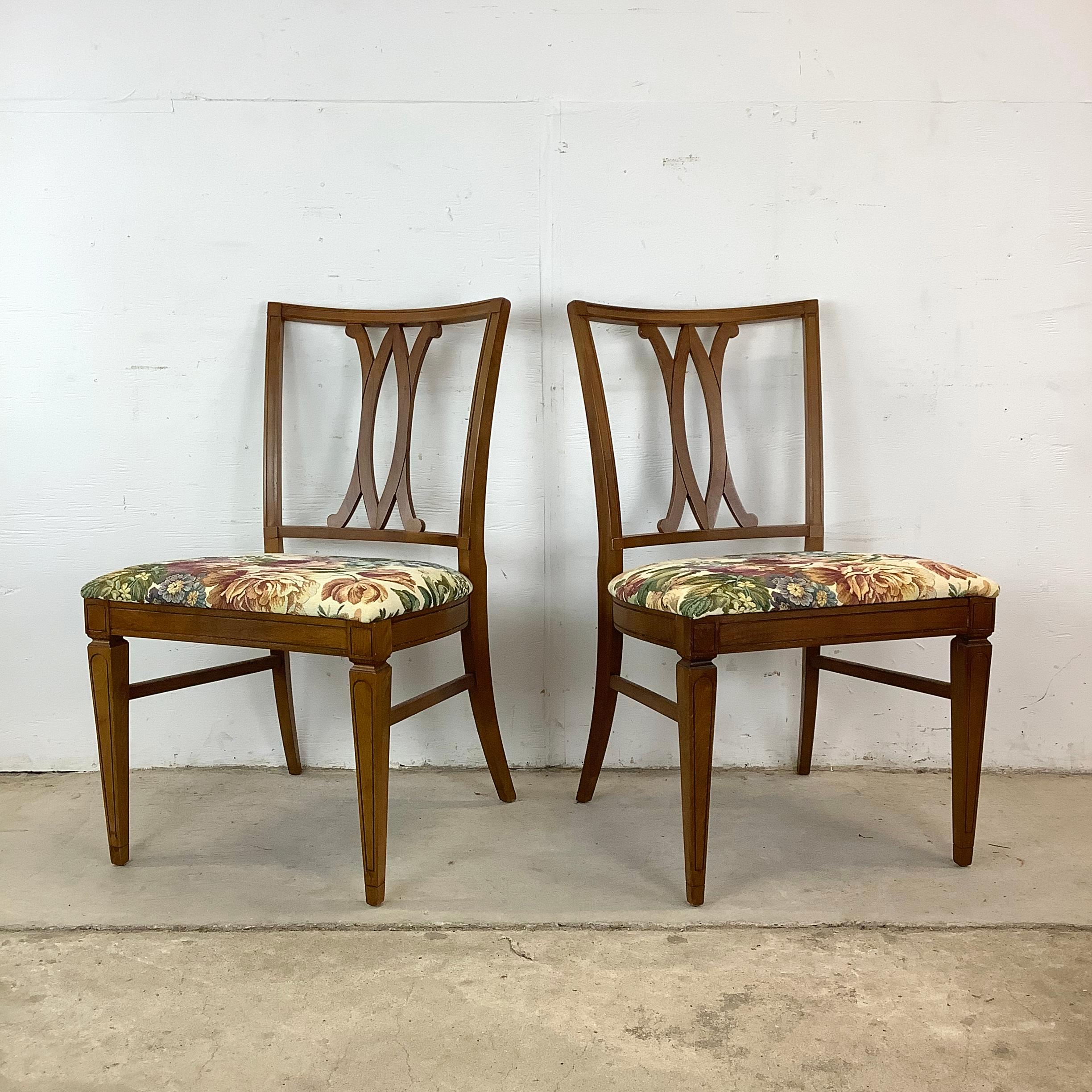 Sedie da pranzo in stile neoclassico - set di sei sedie in vendita 9