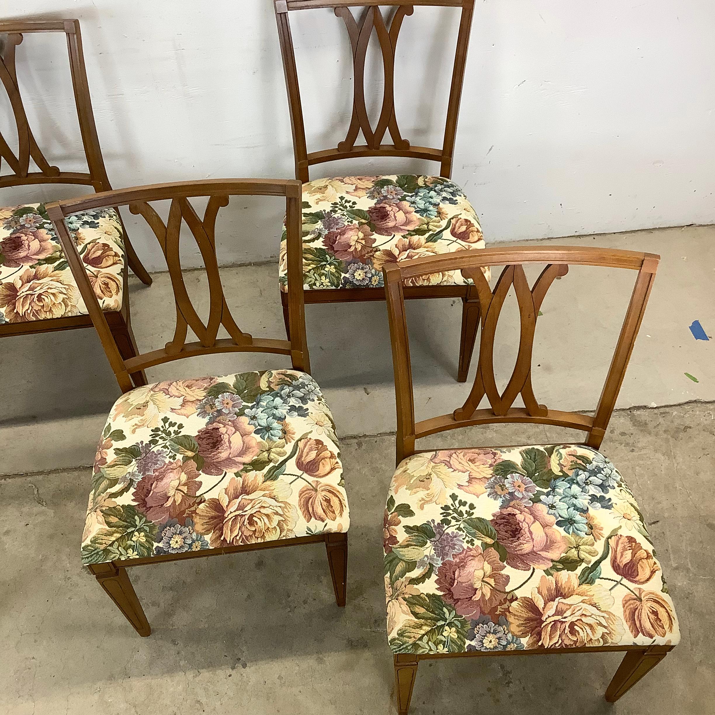 Neoclassico Sedie da pranzo in stile neoclassico - set di sei sedie in vendita