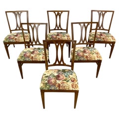 Neoclassical Revival Dining Chairs- Set of Six