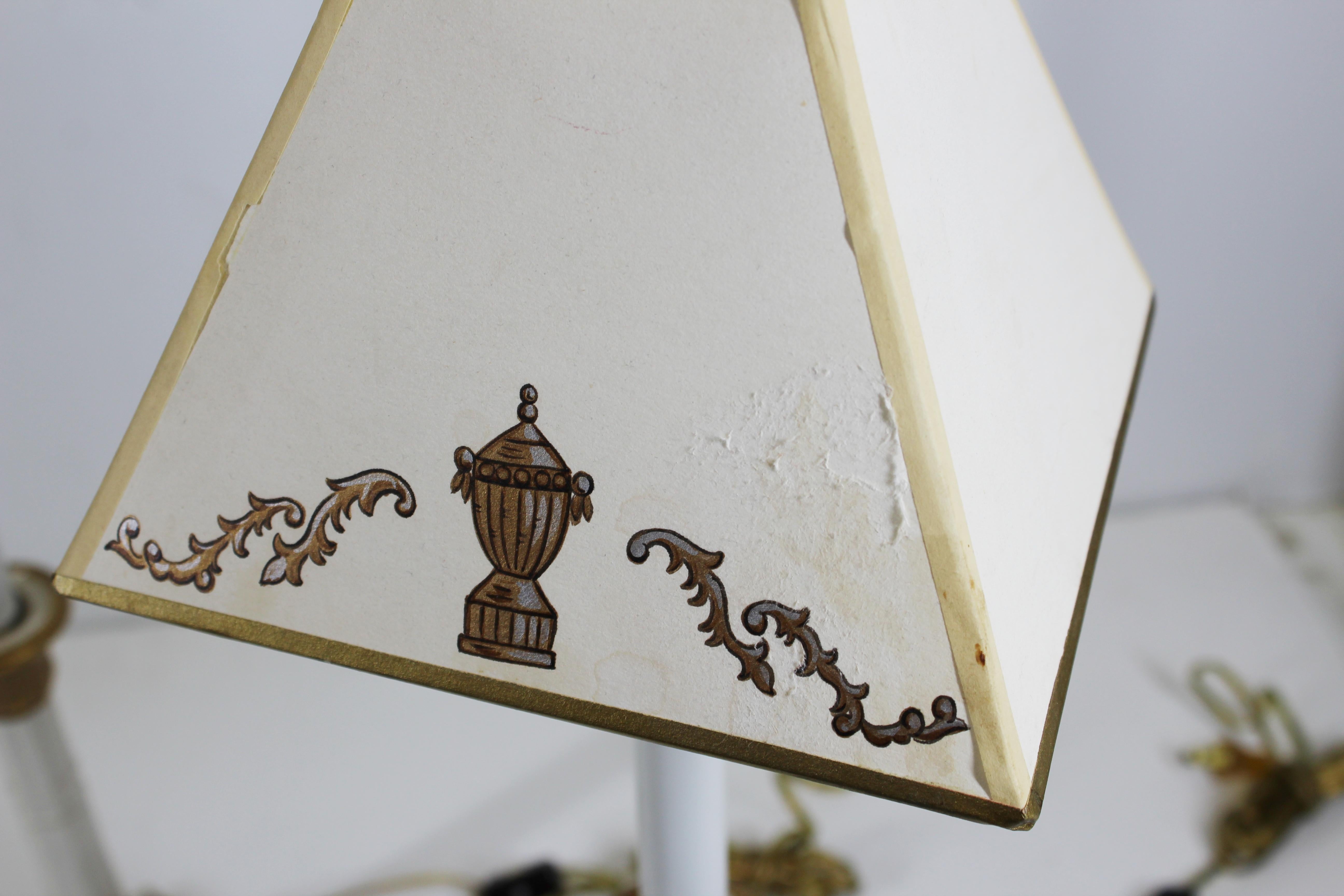 Neoclassical Revival Manner Porcelain Table Lamps For Sale 5