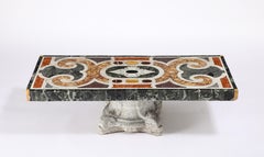 Coffee Table with Roman Pietra Dura Top, Italy, Early 17th Century
