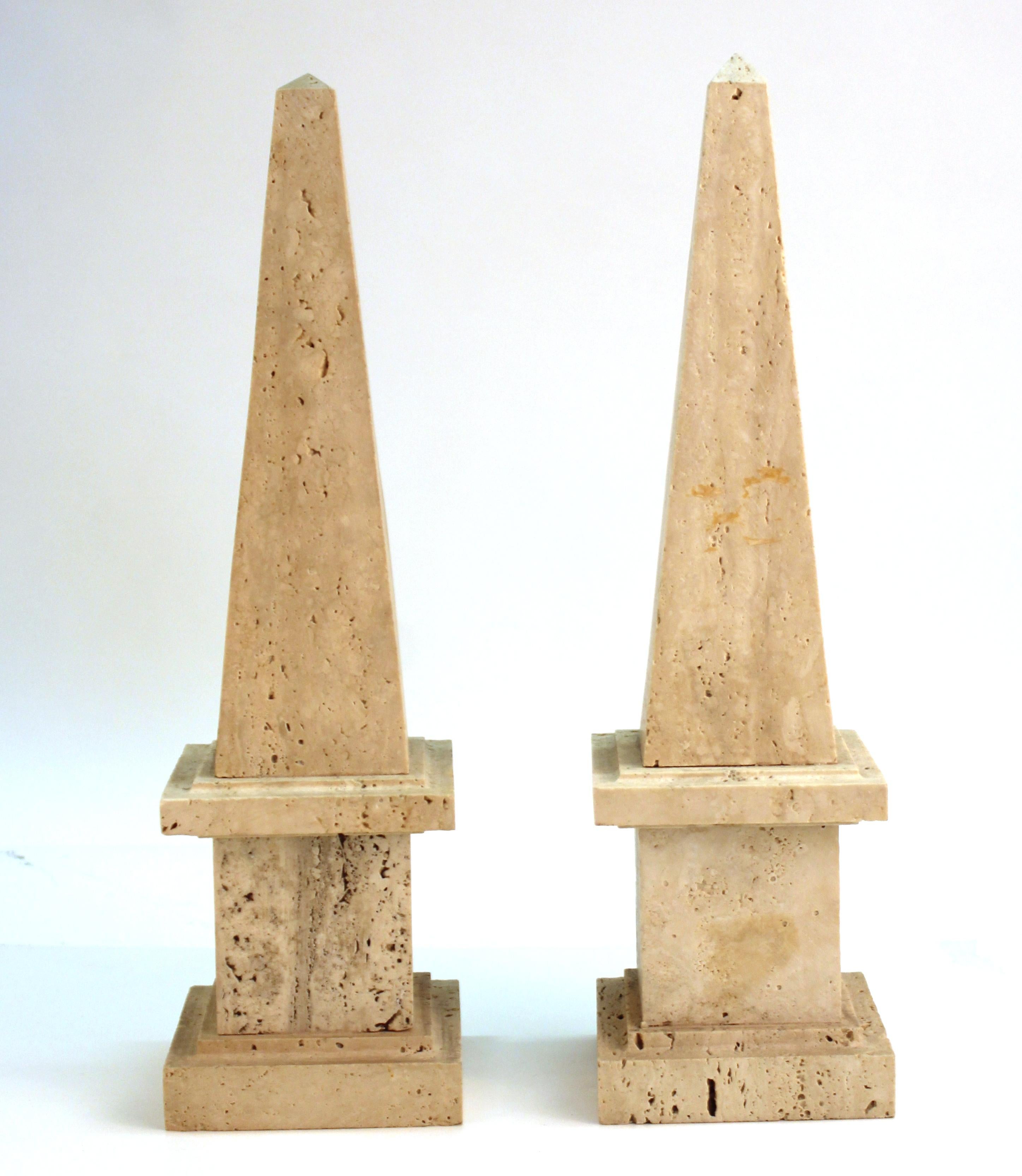 Neoclassical Revival Stone Obelisks 2