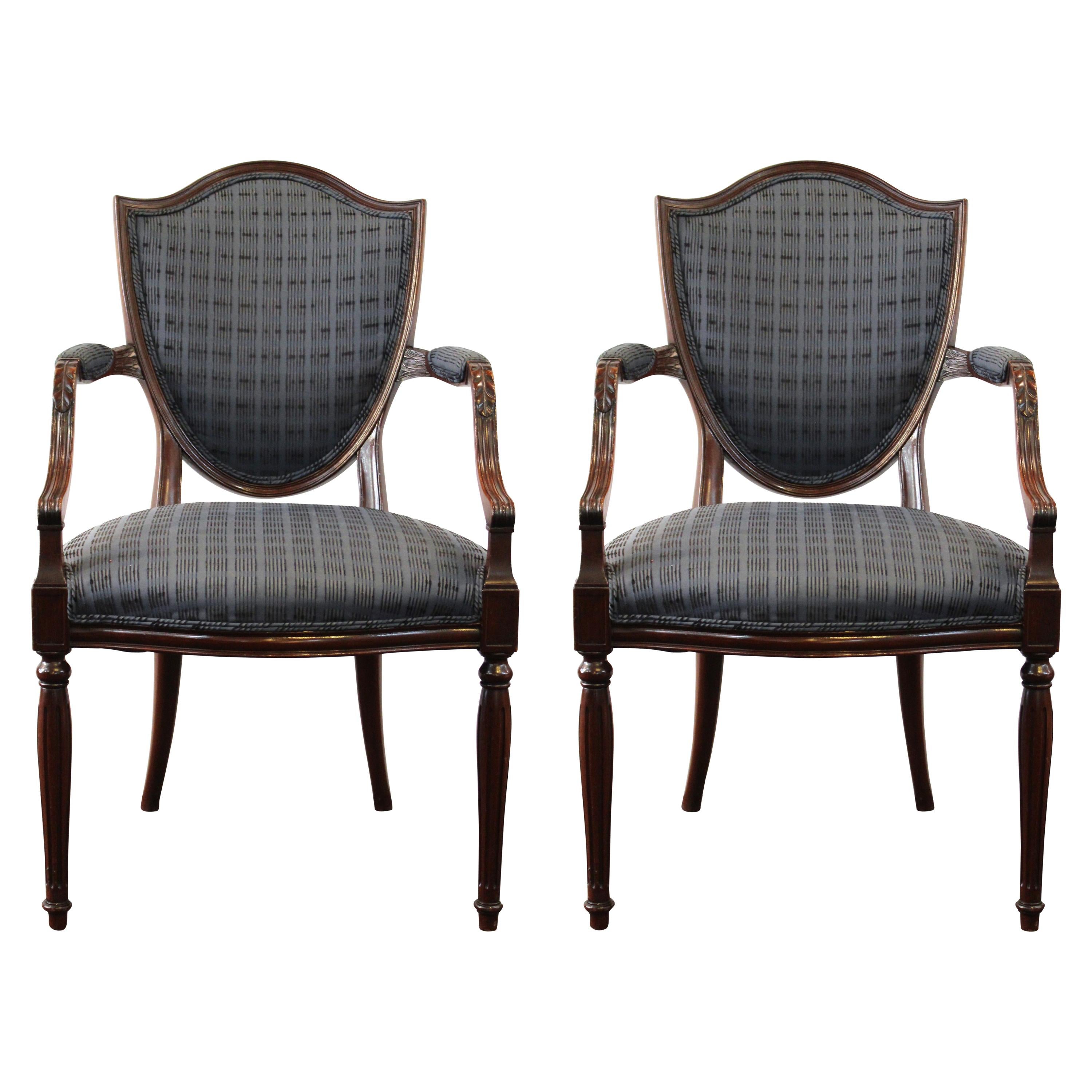 Neoclassical Revival Style Armchairs