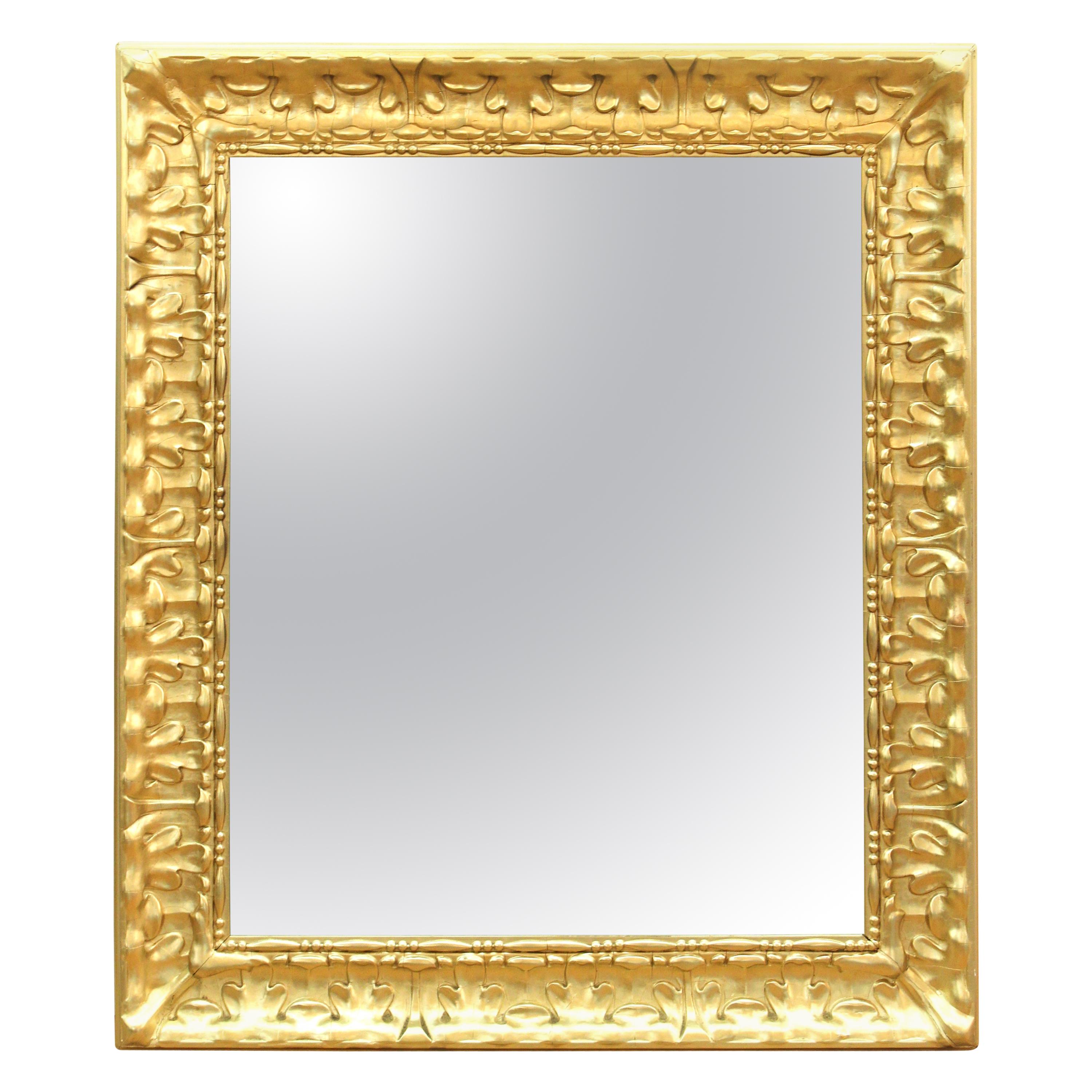 Neoclassical Revival Style Carved Giltwood Mirror