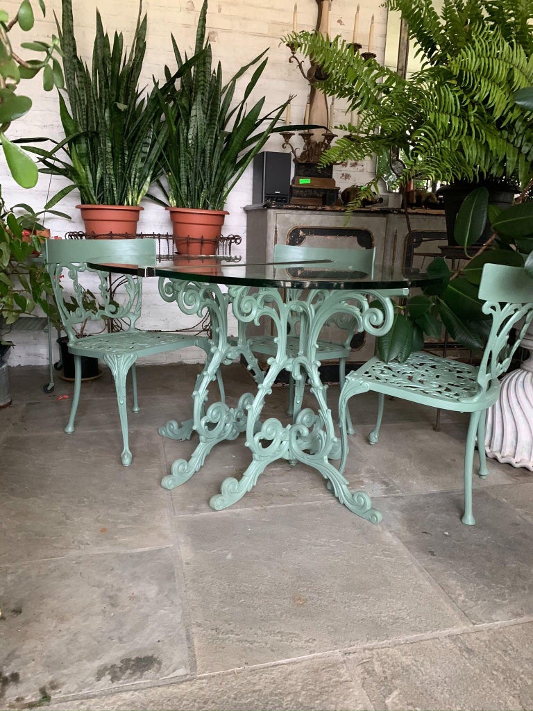 Neoclassical Revival Style Cast Iron Garden or Patio ...