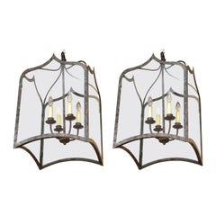 Neoclassical Revival Style Metal Porch Pendant Lights