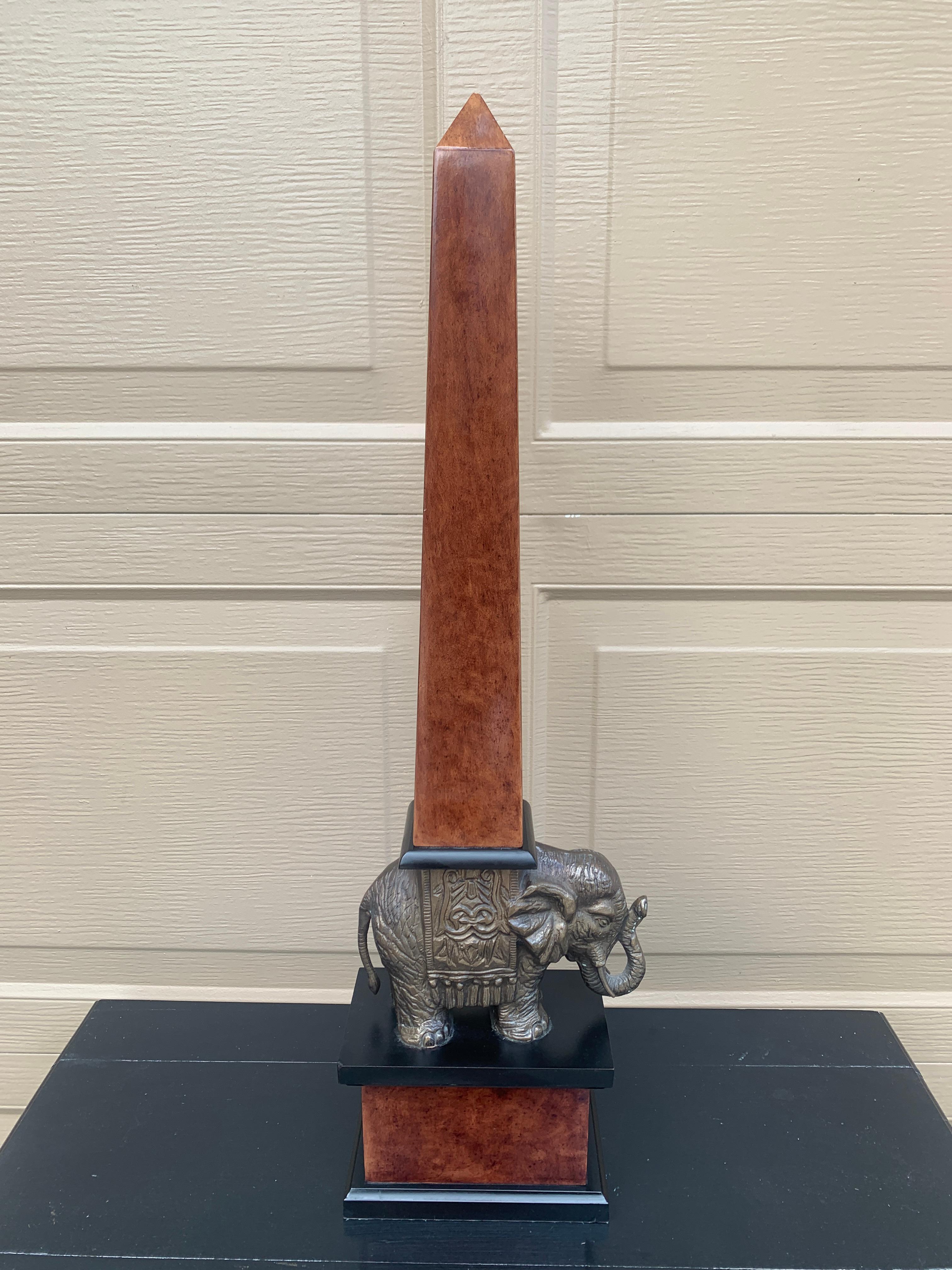 Neoklassizistischer römischer Holzobelisk nach Berninis Elefanten- und Obeliskenstatue im Angebot 3